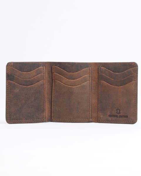 Enfield - Men’s Original Leather Wallet (Rugged Brown) - Image 3
