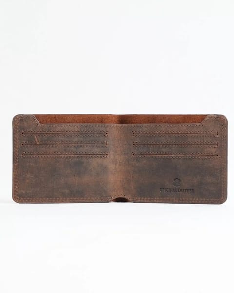 Heritage - Men’s Original Leather Wallet (Rugged Brown)