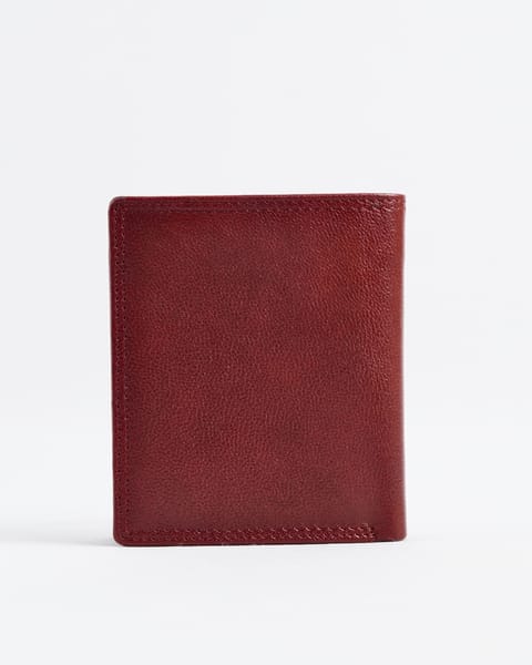 Hyde  Men’s Original Leather Wallet (Brown & Cherry Blend) - Image 6