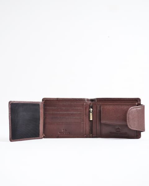 Derby - Men’s Original Leather Wallet (Rich Brown) - Image 3