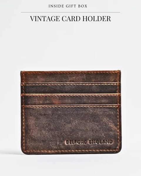 Gift For Men: Men's Personalized   Leather Wallet & Card Holder | Luxury Gift for Him (Birthday, Anniversary & Marriage) - Image 3