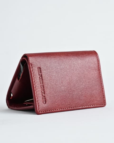 Detroit - Men’s Original Leather [Smart Card Pop UP] Wallet (Saffiano) - Image 5