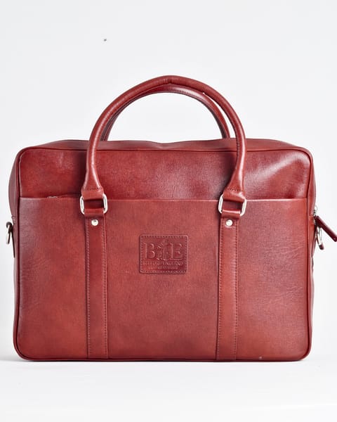 Executive Men's Original Leather Briefcase  (Saffiano) - Image 3