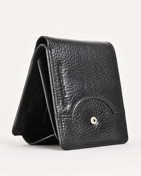 Derby - Men’s Original Leather Wallet (Jet Black) - Image 6