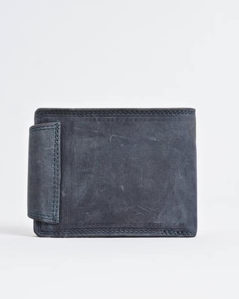 Derby - Men’s Original Leather Wallet (Rugged Blue) - Image 6