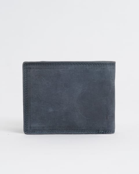 Harvard Men’s Original Leather Wallet (Rugged Blue) - Image 7