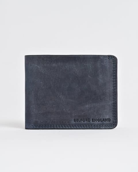 Heritage - Men’s Original Leather Wallet (Rugged Blue) - Image 3