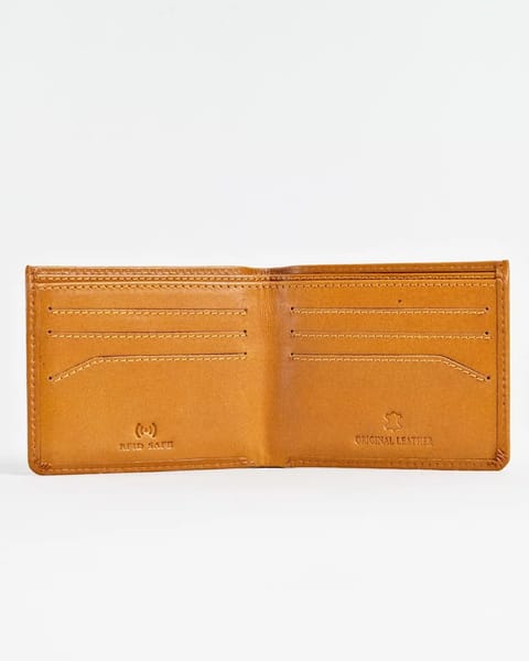 Texas (Sleek Series) - Men’s Original Leather  Wallet (Luxury Tan) - Image 2
