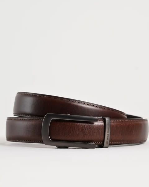 Oxford Men's Original Leather Belt  (Brown & Tan Blend) - 28-44