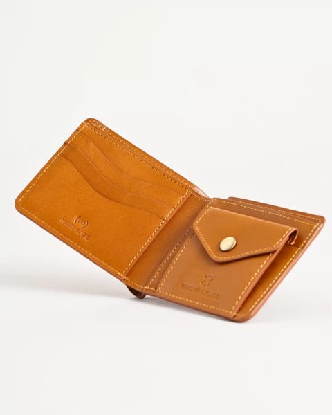 Broadway (Sleek Series) - Men’s Original Leather  Wallet (Lux Tan) - Image 2