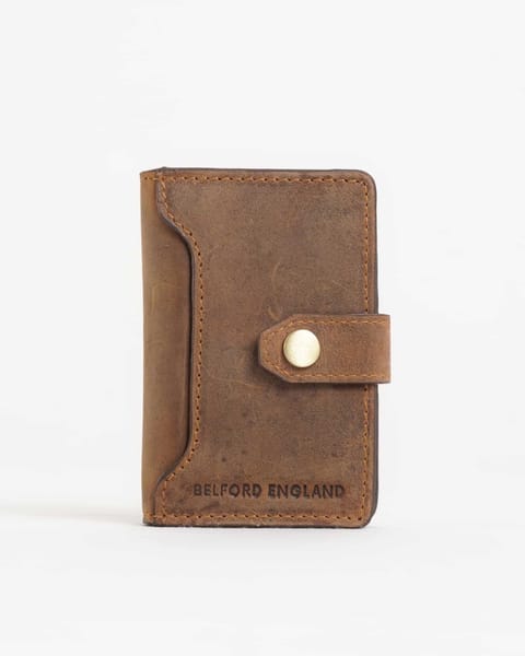 Las Vegas - Men’s Original Leather Wallet - One-Click Card Access - (Rugged Tan) - Image 3