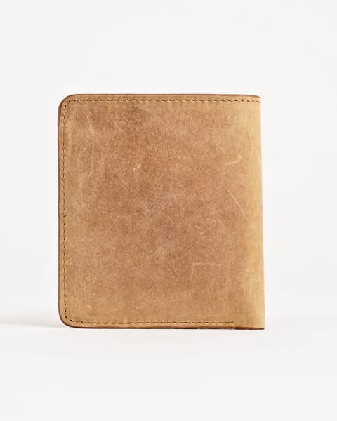 Boston (Sleek Series) - Men’s Original Leather Wallet (Rugged Tan) - Image 6