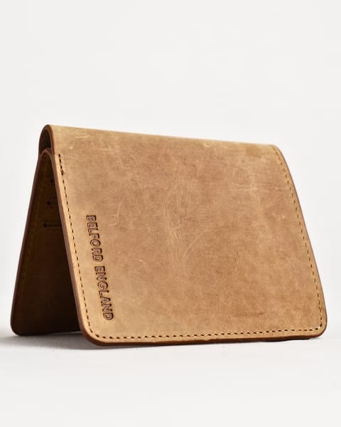 Boston (Sleek Series) - Men’s Original Leather Wallet (Rugged Tan) - Image 3