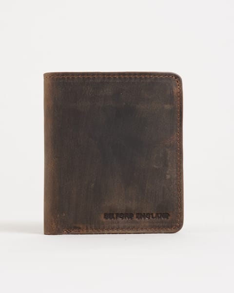 Boston (Sleek Series) - Men’s Original Leather Wallet (Rugged Brown) - Image 2