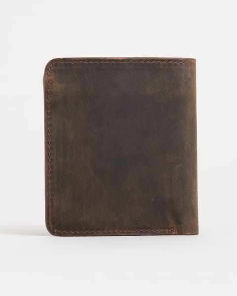 Boston (Sleek Series) - Men’s Original Leather Wallet (Rugged Brown) - Image 6