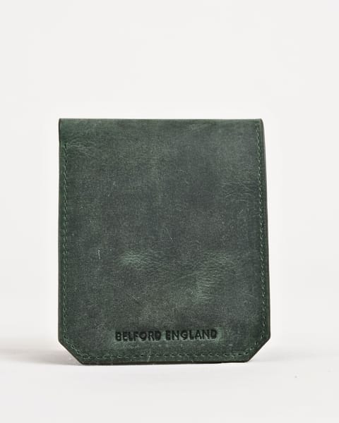 Miami (Sleek Series) - Men’s Original Leather Wallet (Rugged Green) - Image 3