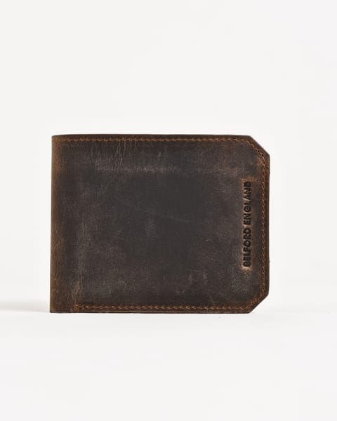Miami (Sleek Series) - Men’s Original Leather Wallet (Rugged Brown) - Image 3