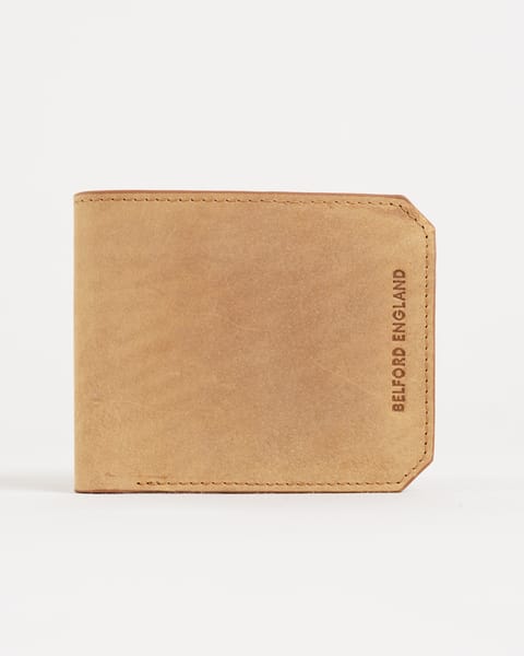 Miami (Sleek Series) - Men’s Original Leather Wallet (Rugged Tan)