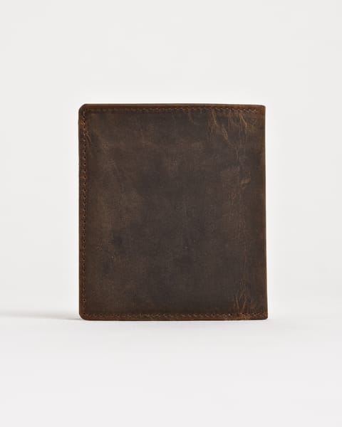 Florida (Sleek Series) - Men’s Original Leather Wallet (Rugged Brown) - Image 5