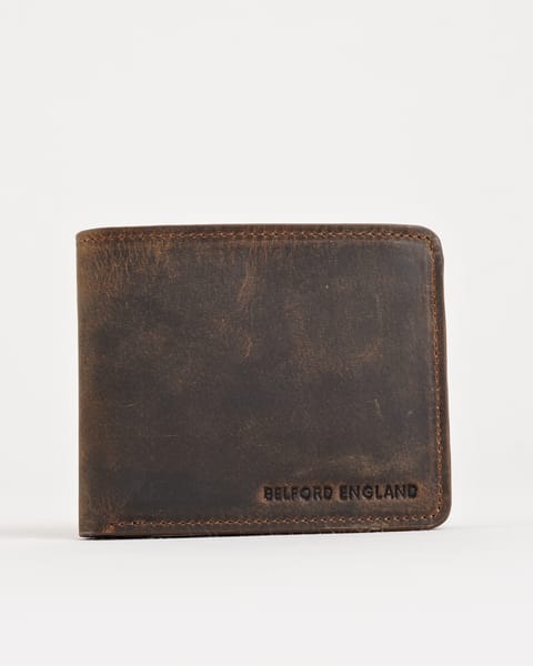 Broadway (Sleek Series) - Men’s Original Leather Wallet (Rugged Brown) - Image 5