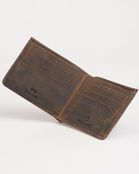 Texas (Sleek Series) - Men’s Original Leather  Wallet (Rugged Brown) - Image 2