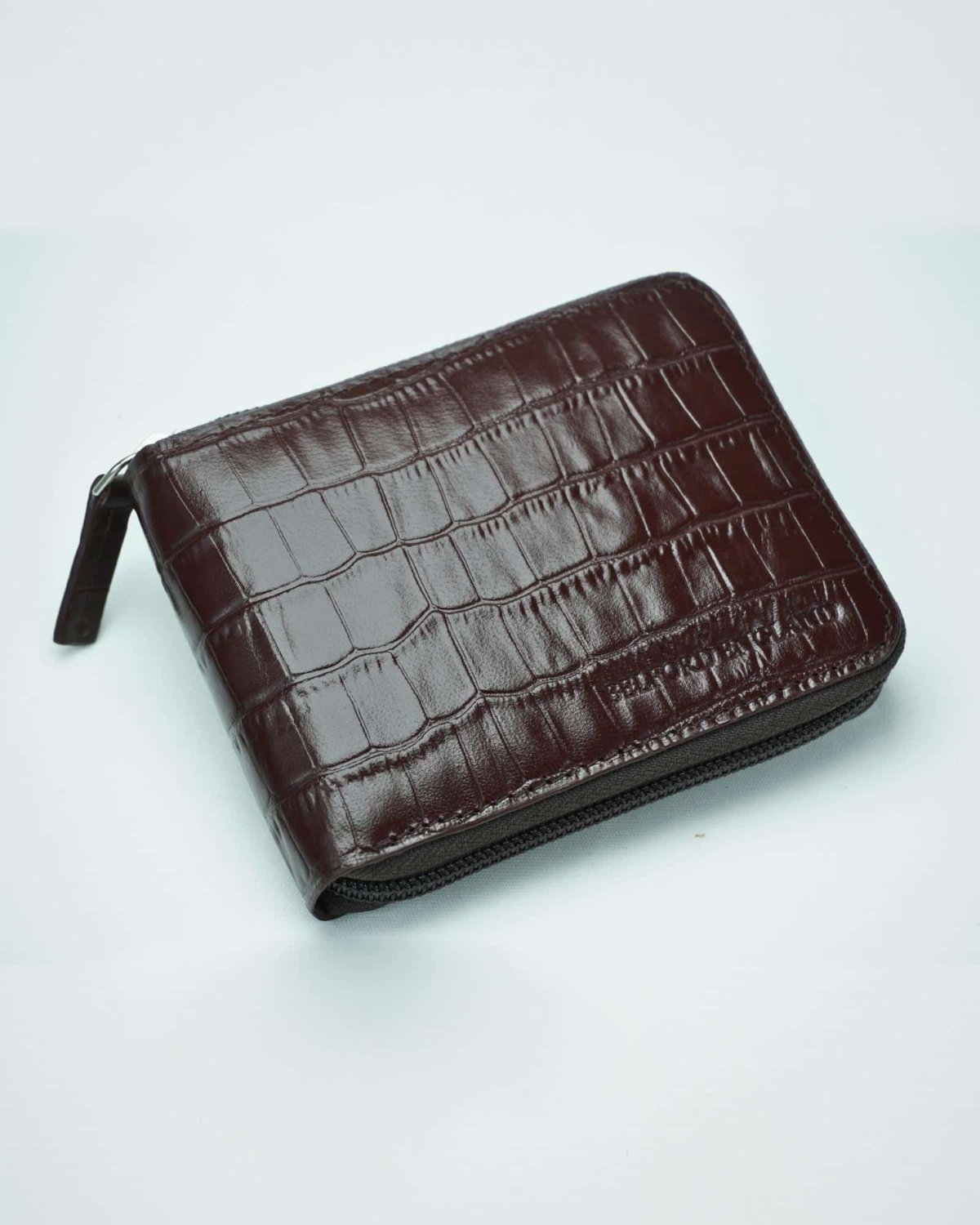 Luxury Series Men's Original Leather Wallet - cherry - Color: Cherry