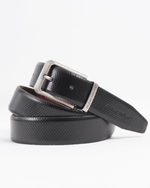 Arsenal Men's Original Leather Belt Reversible (Black & Brown) - 28-44 - Fits Waist Size: 28-44