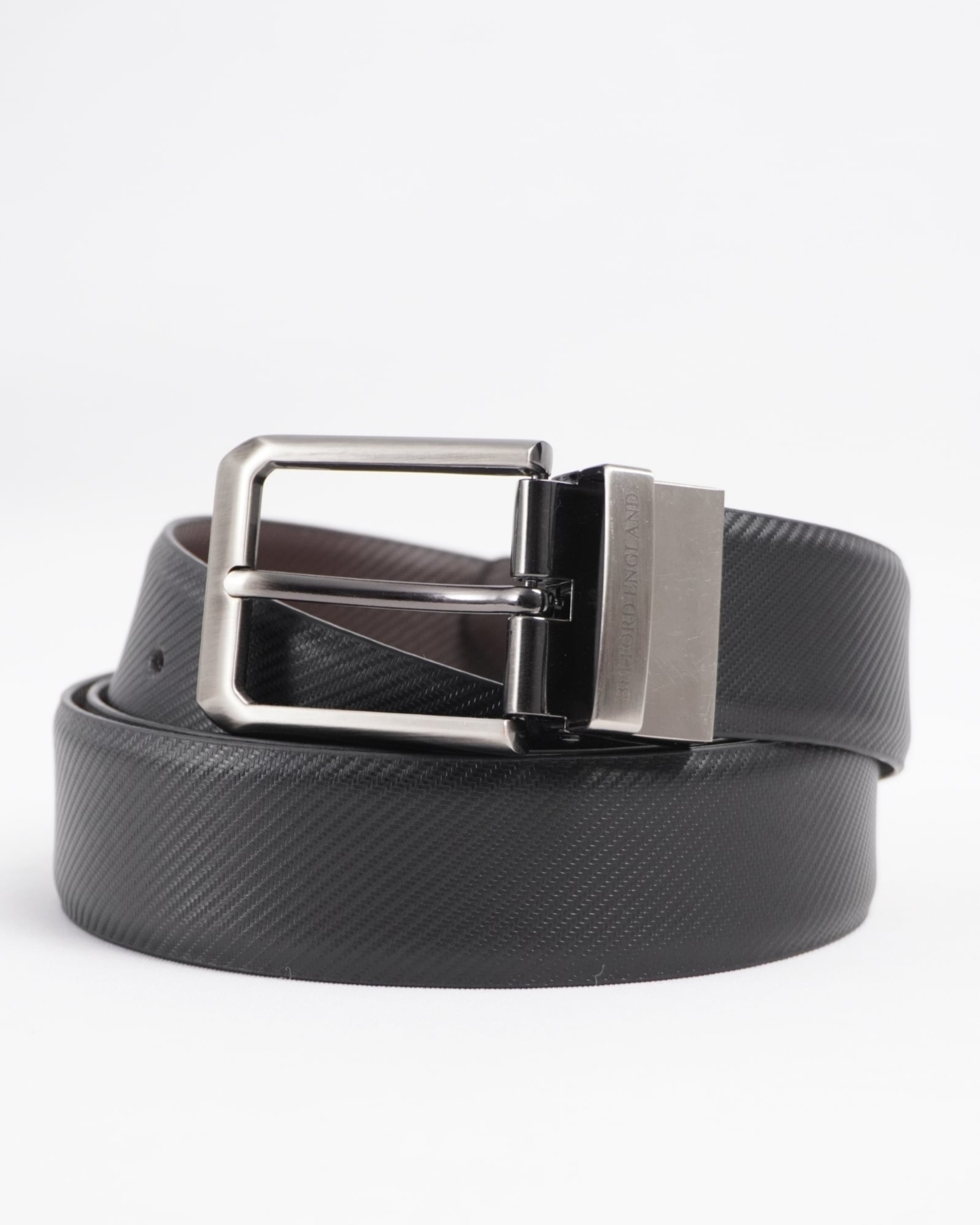 Lazio Men's Original Leather Belt Reversible (Black & Brown) Lazio Men's Original Leather Belt Reversible (Black & Brown)