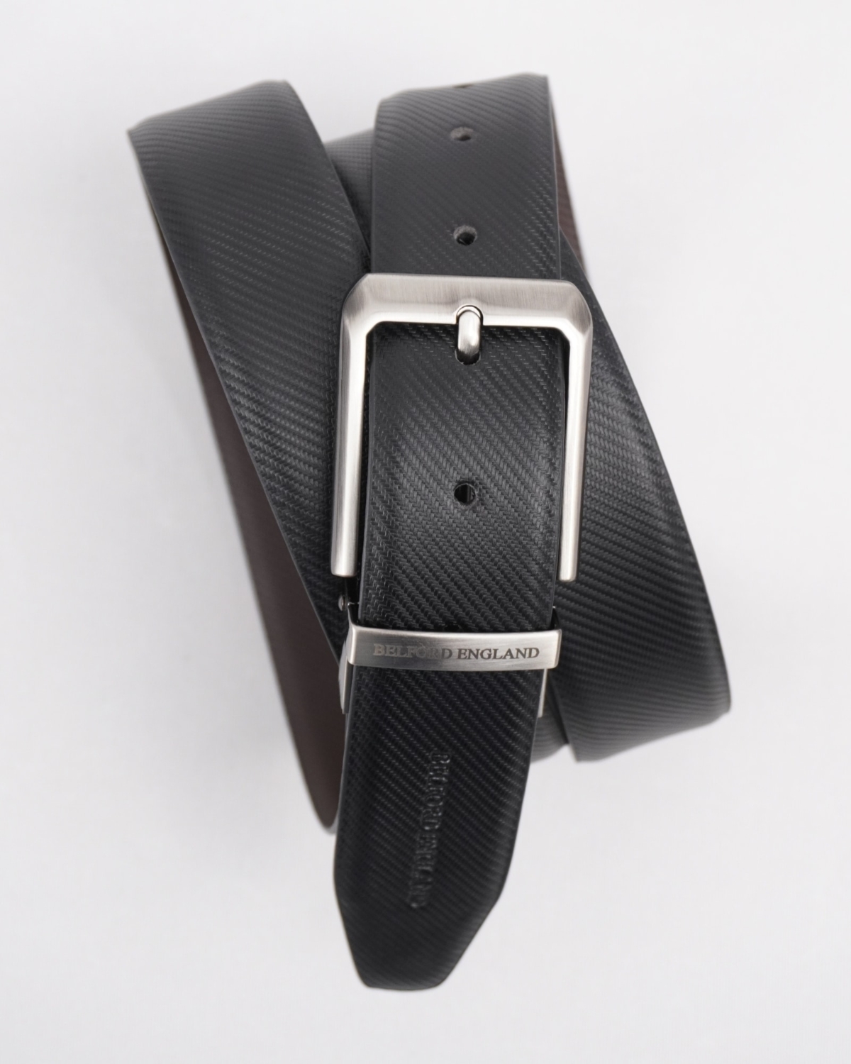 Lazio Men's Original Leather Belt Reversible (Black & Brown) Lazio Men's Original Leather Belt Reversible (Black & Brown)