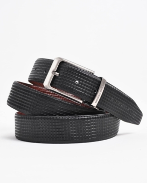 Torino Men's Original Leather Belt Reversible (Black & Brown)