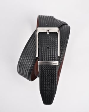 Torino Men's Original Leather Belt Reversible (Black & Brown) - 28-44 - Fits Waist Size: 28-44