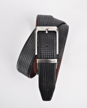 Torino Men's Original Leather Belt Reversible (Black & Brown)