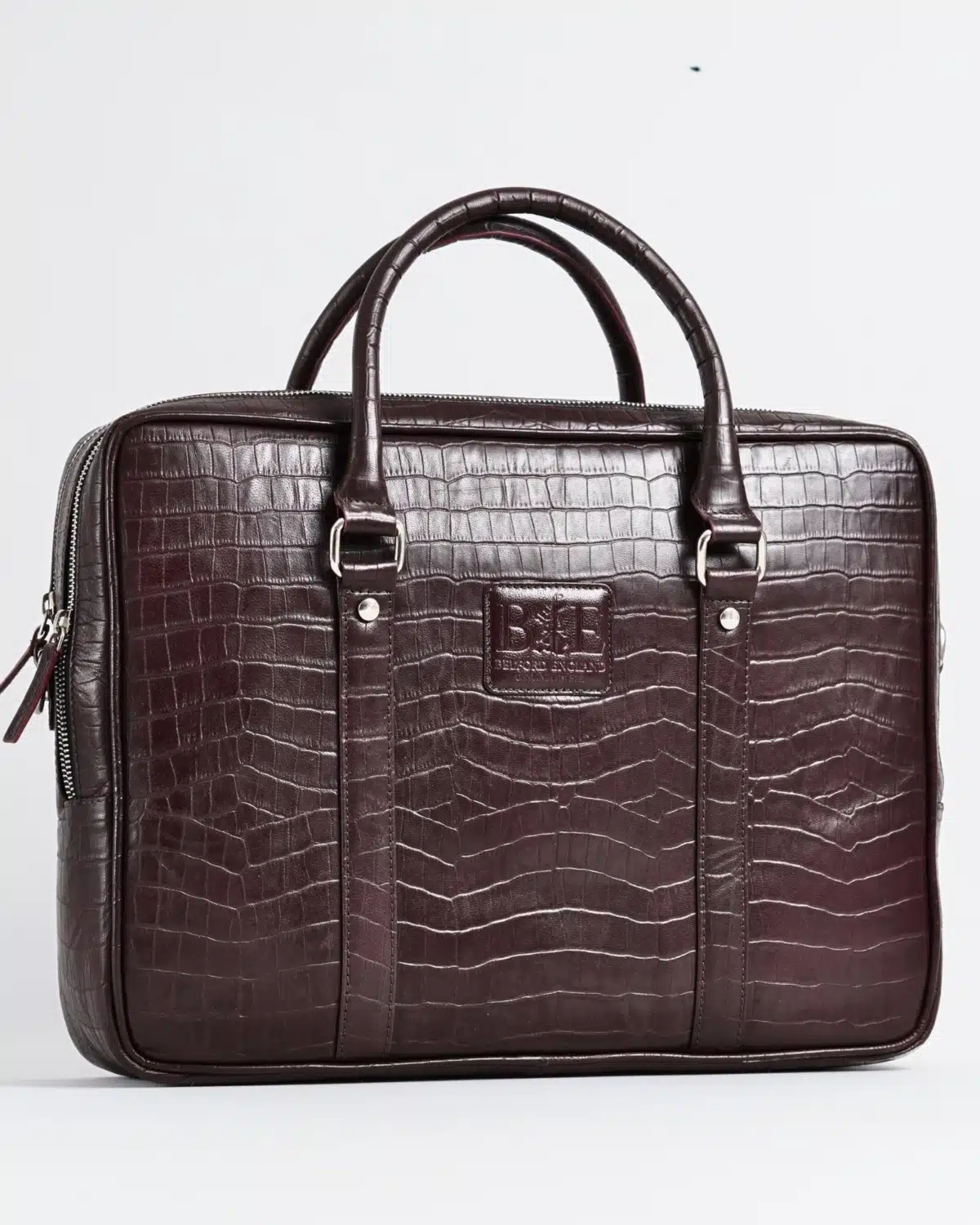 Executive Men's Original Leather Briefcase (Croco Cherry) Executive Men's Original Leather Briefcase (Croco Cherry)
