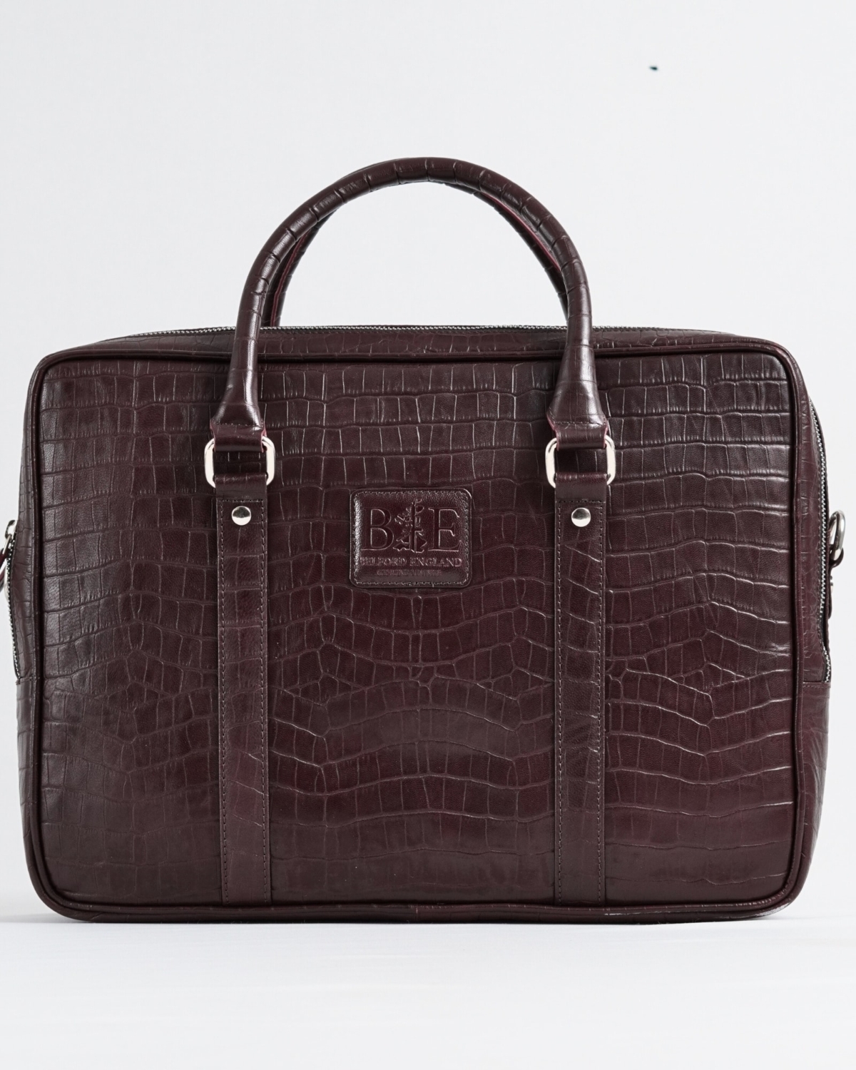 Executive Men's Original Leather Briefcase (Croco Cherry) Executive Men's Original Leather Briefcase (Croco Cherry)