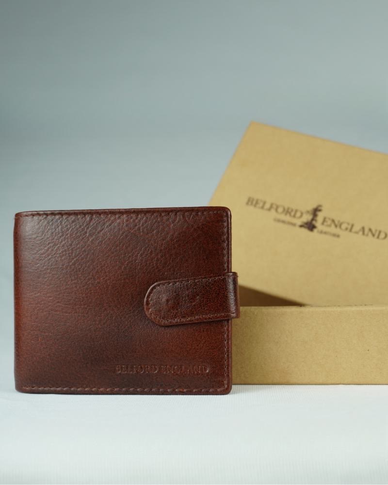 Yorkshire Men’s Original Leather Wallet (Cherry & Brown Blend) Yorkshire Men’s Original Leather Wallet (Cherry & Brown Blend)