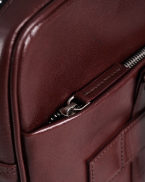 Executive Men's Original Leather Briefcase (Rich Brown)