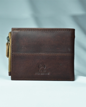 Columbus Men’s Original Leather Wallet Vintage Edition (Brown)