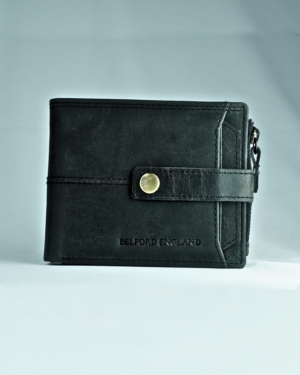 Ontario Men’s Original Leather Wallet (Vintage Black)
