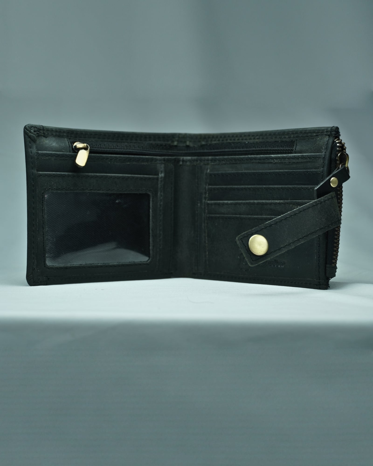Ontario Men’s Original Leather Wallet (Vintage Black) Ontario Men’s Original Leather Wallet (Vintage Black)
