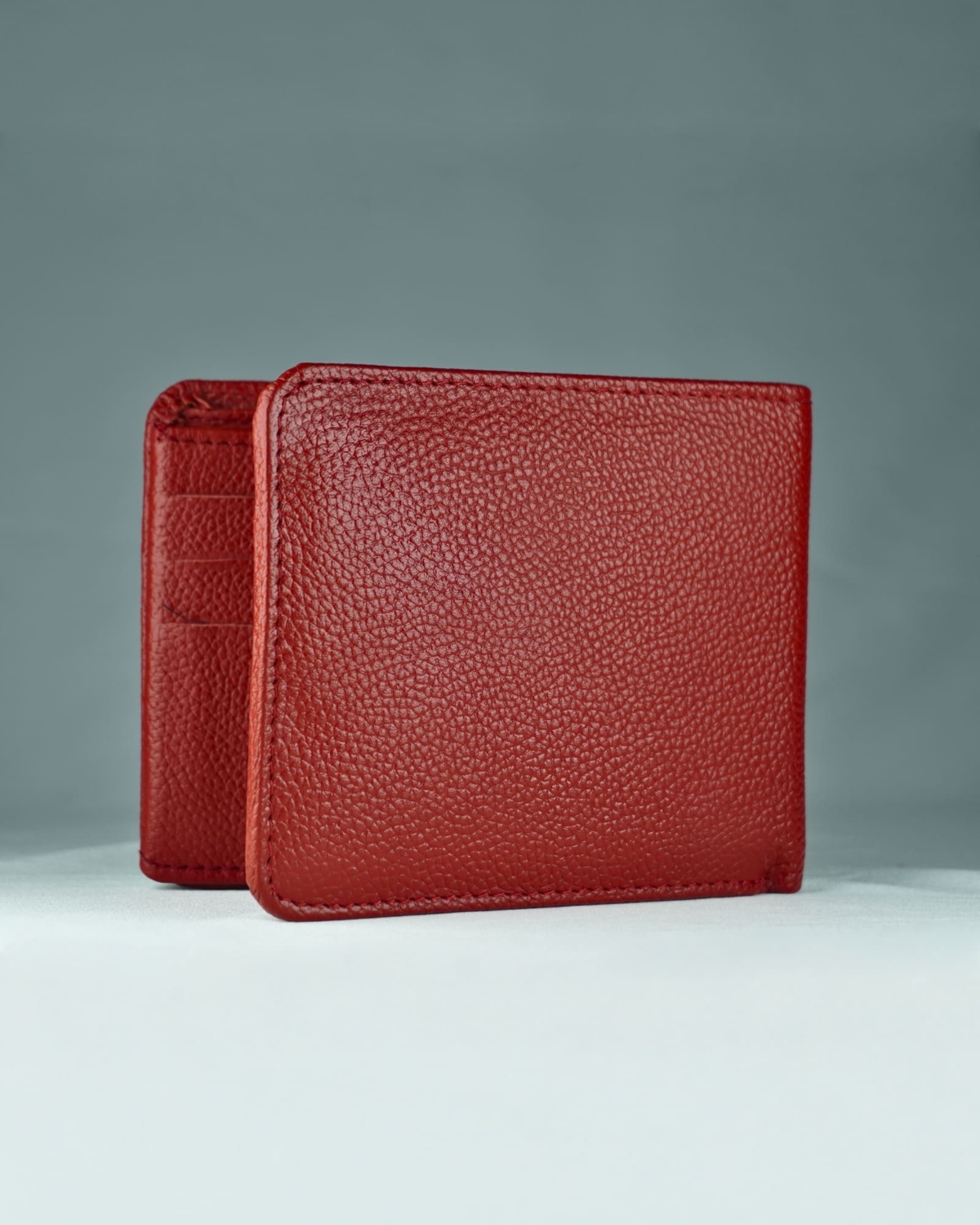 Redburry Men’s Original Leather Wallet (Red) Redburry Men’s Original Leather Wallet (Red)