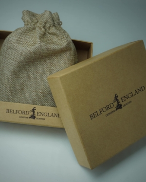 Redburry Men’s Original Leather Wallet (Red)