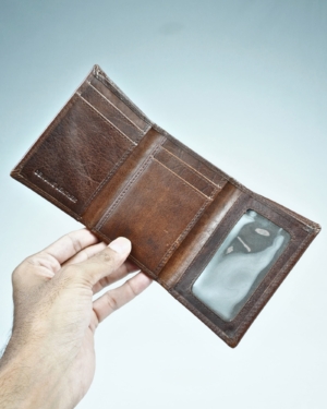 Britian - Men’s Original Leather Tri-Fold Wallet