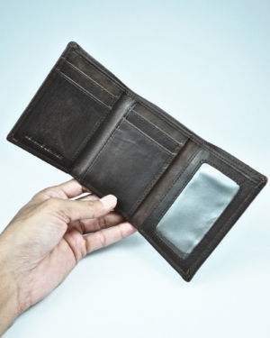 Britian - Men’s Original Leather Tri-Fold Wallet
