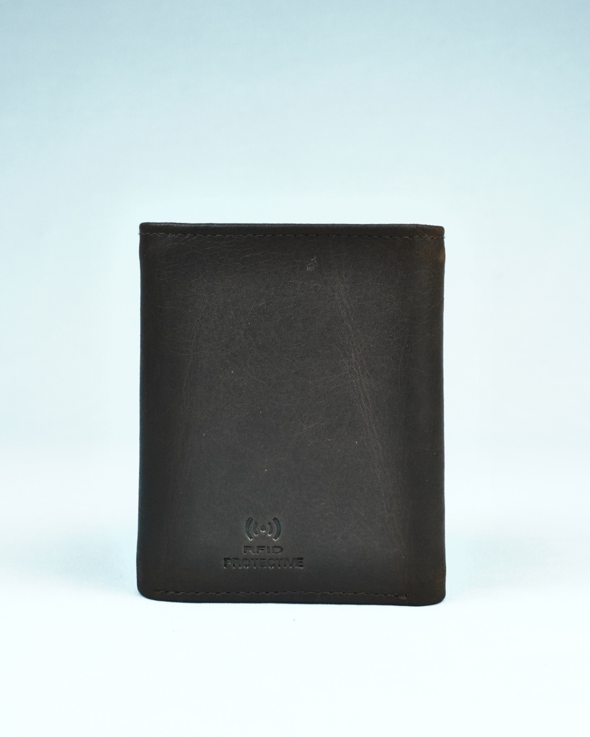 Britian - Men’s Original Leather Tri-Fold Wallet - coffee-brown - Color: Coffee-brown