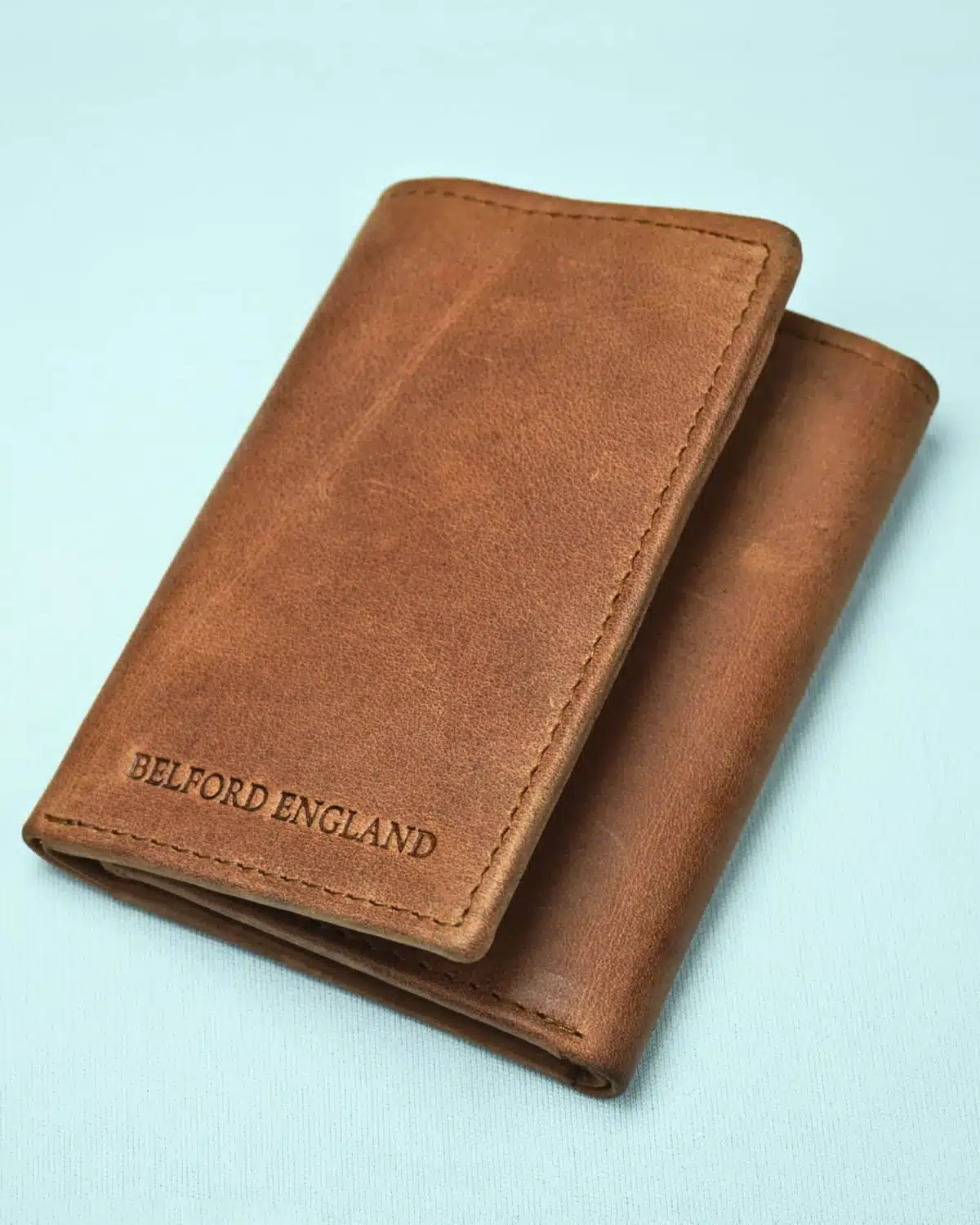 Donchester Men’s Original Leather Tri-Fold Wallet (Vintage Tan) Donchester Men’s Original Leather Tri-Fold Wallet (Vintage Tan)