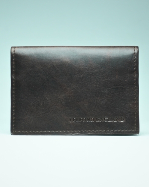 Shepered Men’s Original Leather Slim Wallet (Vintage Brown)
