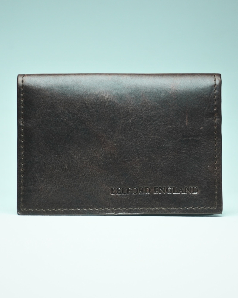 Shepered Men’s Original Leather Slim Wallet (Vintage Brown)