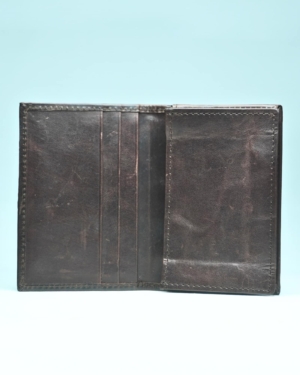 Shepered Men’s Original Leather Slim Wallet (Vintage Brown)