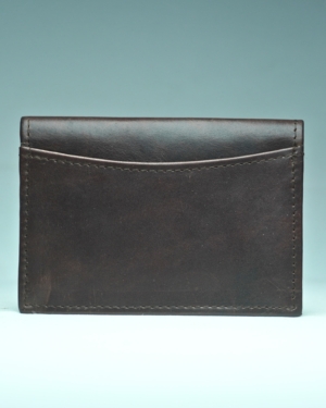 Shepered Men’s Original Leather Slim Wallet (Vintage Brown)