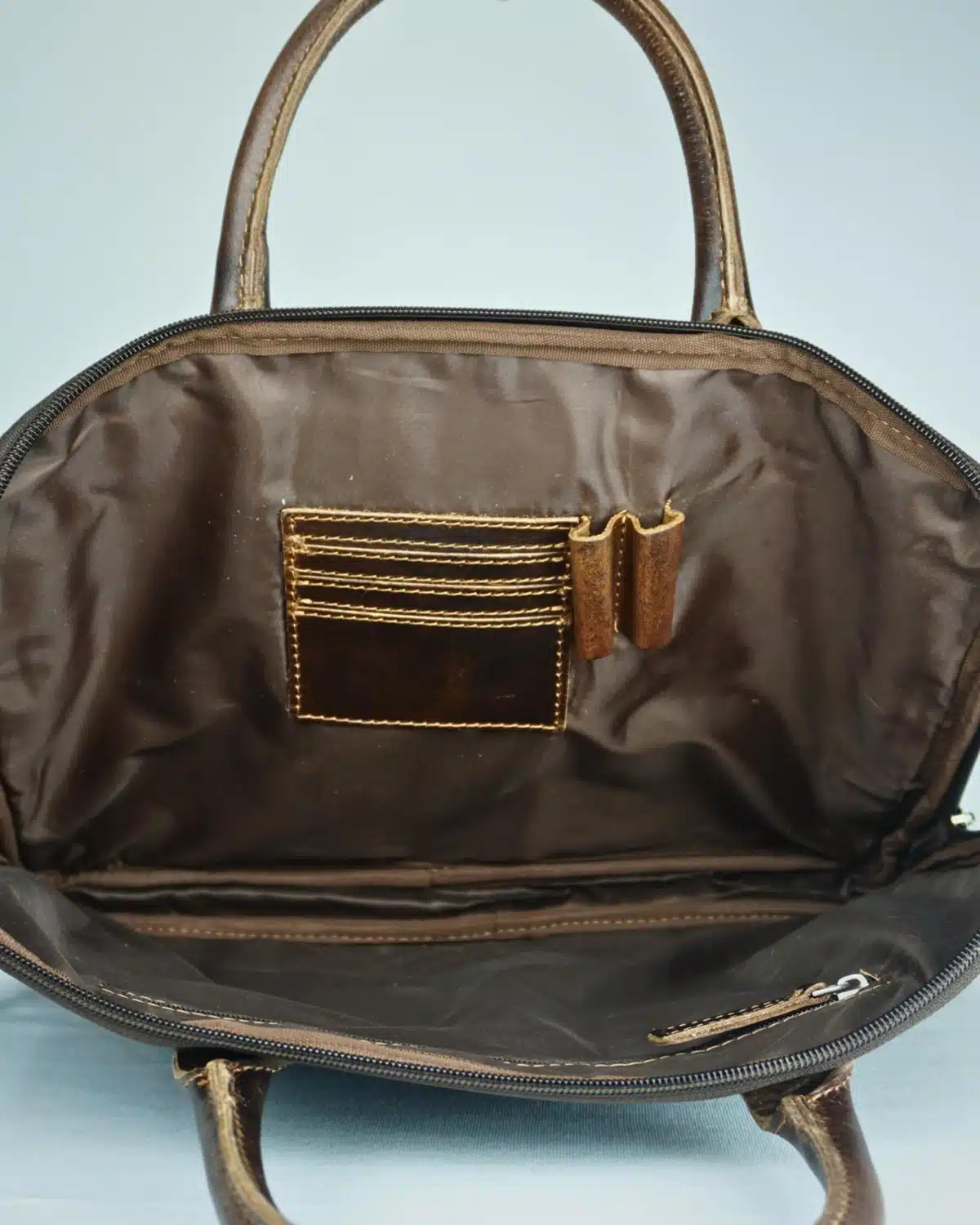 Executive Sleek Series - Men's Original Leather Laptop Bag (Dark Brown) Executive Sleek Series - Men's Original Leather Laptop Bag (Dark Brown)